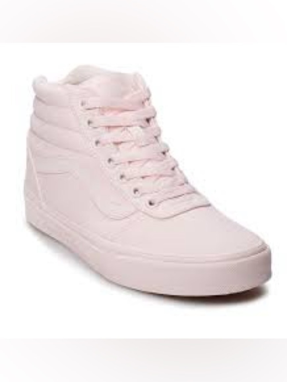 Vans Sk8-Hi high-top sneakers in a light pink blush monochrome